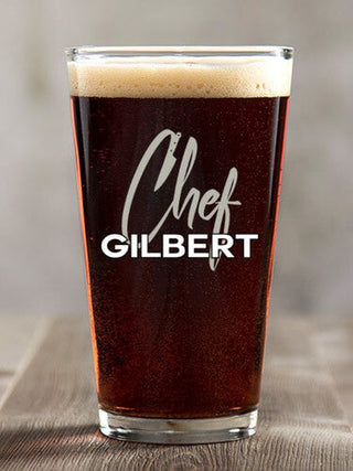 Chef : Pint Glasses - Color Printed