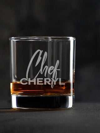 Chef : Rocks Glasses - Engraved