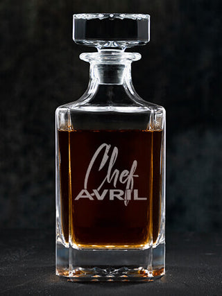 Chef : Whiskey Decanter - Engraved