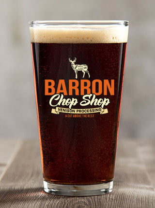 Chop Shop : Pint Glasses - Color Printed