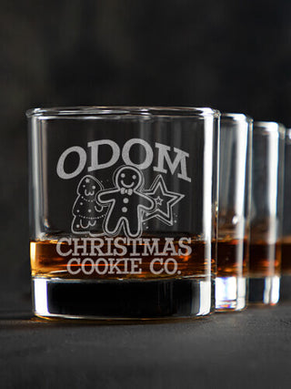 Christmas Cookie Company : Rocks Glasses - Engraved