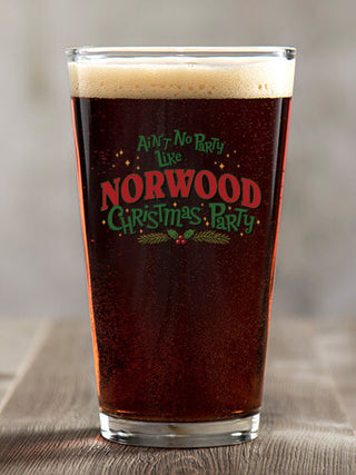 Christmas Party : Pint Glasses - Color Printed