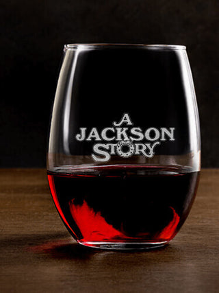 Christmas Story : Stemless Wine Glasses - Engraved