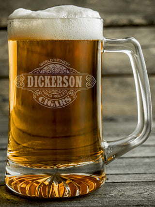Cigars : Beer Mugs - Engraved