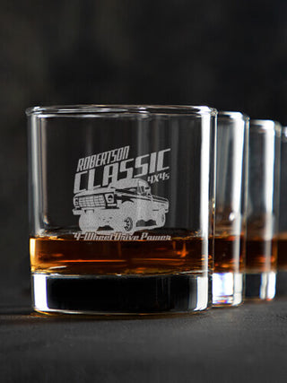 Classic 4X4s : Rocks Glasses - Engraved