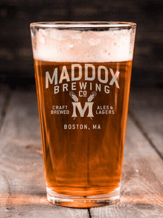 Classic Brewing Company : Pint Glasses - Engraved