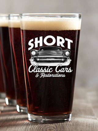 Classic Cars II : Pint Glasses - Color Printed