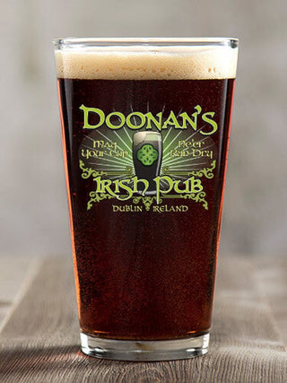Classic Irish Pub : Pint Glasses - Color Printed