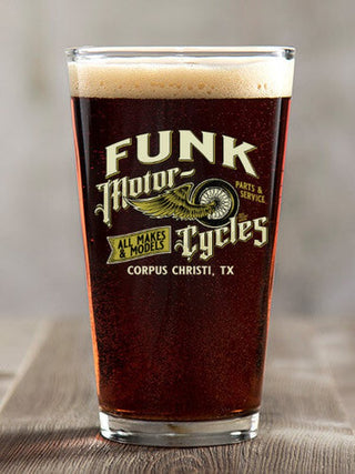 Classic Motorcycles : Pint Glasses - Color Printed