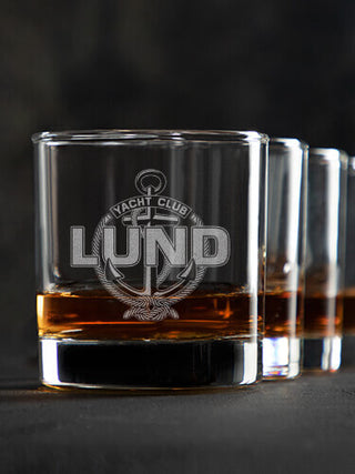 Classic Yacht Club : Rocks Glasses - Engraved