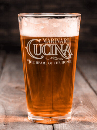 Cucina : Pint Glasses - Engraved