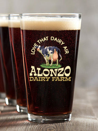 Dairy Air : Pint Glasses - Color Printed