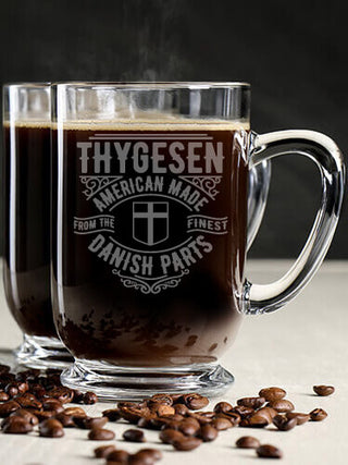 Danish Parts : Coffee Mugs - Engraved