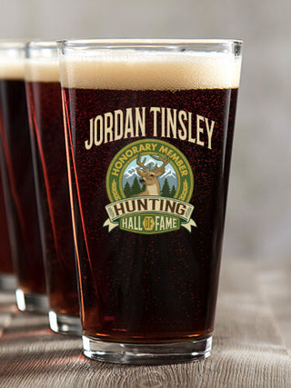 Deer Hunting Hall Of Fame : Pint Glasses - Color Printed
