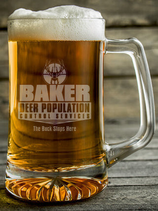 Deer Services : Beer Mugs - Engraved