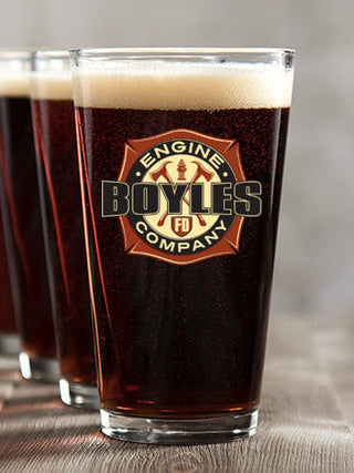 Engine Company : Pint Glasses - Color Printed