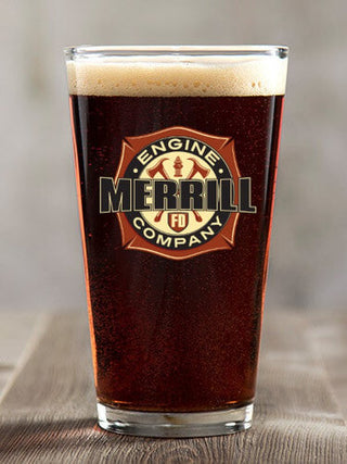 Engine Company : Pint Glasses - Color Printed