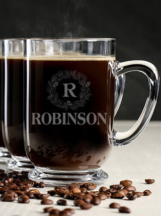 Fall Monogram : Coffee Mugs - Engraved