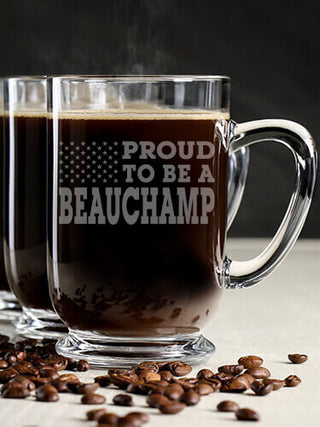 Family Flag : Coffee Mugs - Engraved