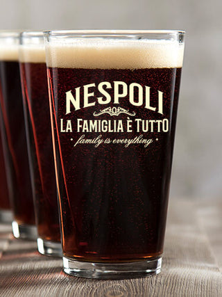 Family Is Everything : Pint Glasses - Color Printed