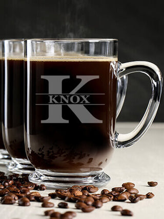 Family Monogram : Coffee Mugs - Engraved