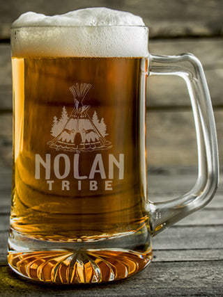 Family Tribe : Beer Mugs - Engraved