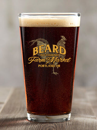 Farm Market : Pint Glasses - Color Printed