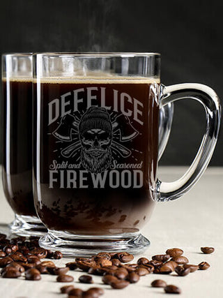 Firewood : Coffee Mugs - Engraved