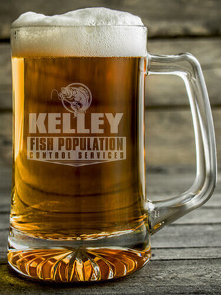 Fish Services : Beer Mugs - Engraved