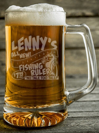 Fishing Ruler : Beer Mugs - Engraved
