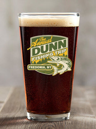 Fishing Trip : Pint Glasses - Color Printed