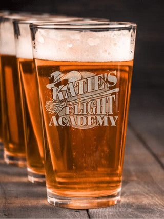 Flight Academy : Pint Glasses - Engraved