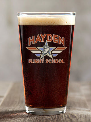 Flight School : Pint Glasses - Color Printed