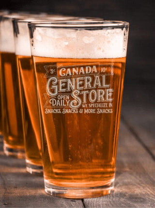 General Store : Pint Glasses - Engraved