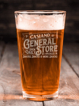General Store : Pint Glasses - Engraved