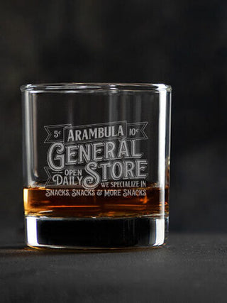 General Store : Rocks Glasses - Engraved