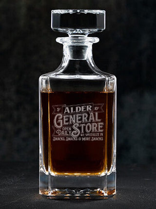 General Store : Whiskey Decanter - Engraved