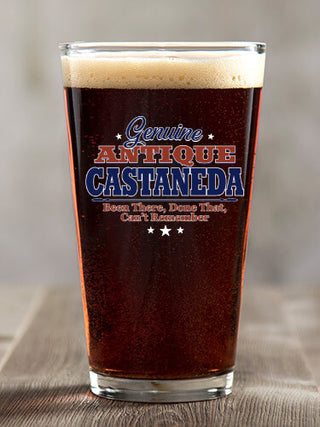 Genuine Antique : Pint Glasses - Color Printed