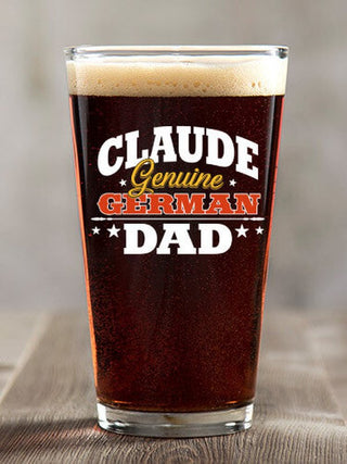 German Dad : Pint Glasses - Color Printed