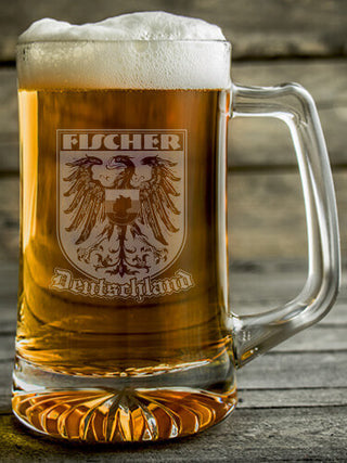 German Eagle : Beer Mugs - Engraved