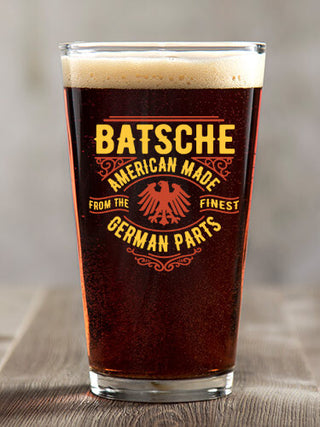 German Parts : Pint Glasses - Color Printed