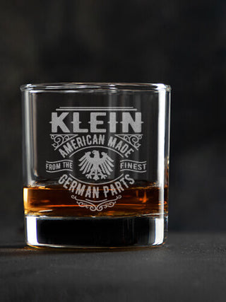 German Parts : Rocks Glasses - Engraved