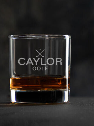 Golf : Rocks Glasses - Engraved