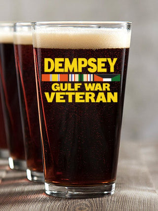 Gulf War Veteran : Pint Glasses - Color Printed