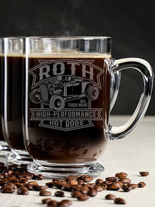 High-Performance Hot Rods : Coffee Mugs - Engraved