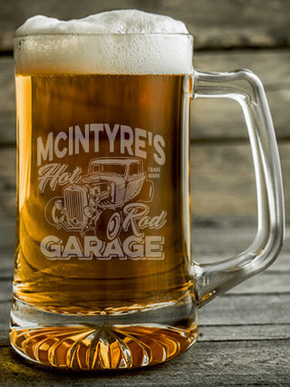 Hot Rod Garage BP : Beer Mugs - Engraved