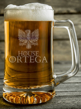 House : Beer Mugs - Engraved