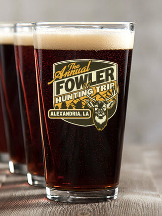 Hunting Trip : Pint Glasses - Color Printed