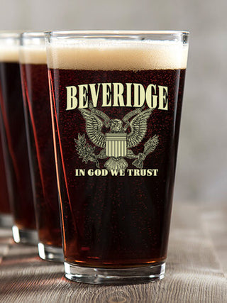 In God We Trust : Pint Glasses - Color Printed