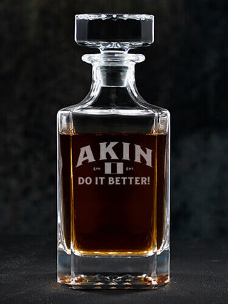 Irish Do It Better : Whiskey Decanter - Engraved